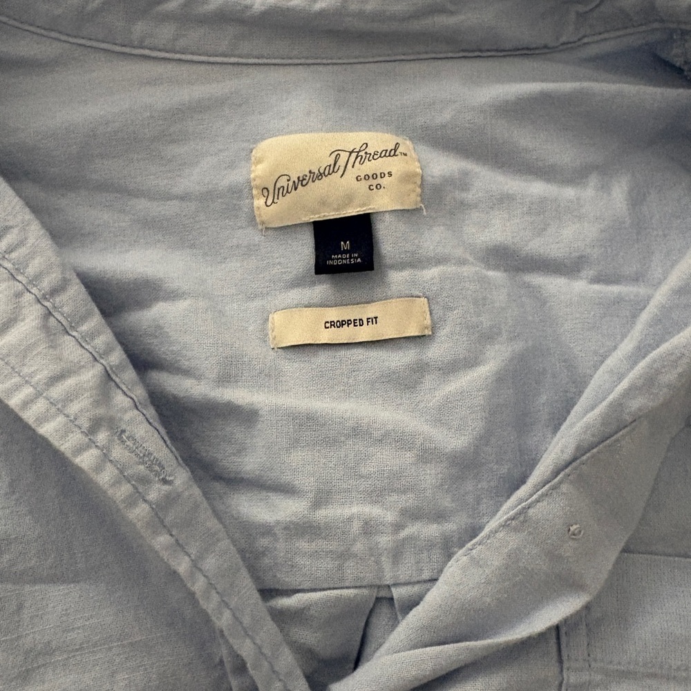 Universal Thread Collared Button Down Shirt - Picture 2 of 13